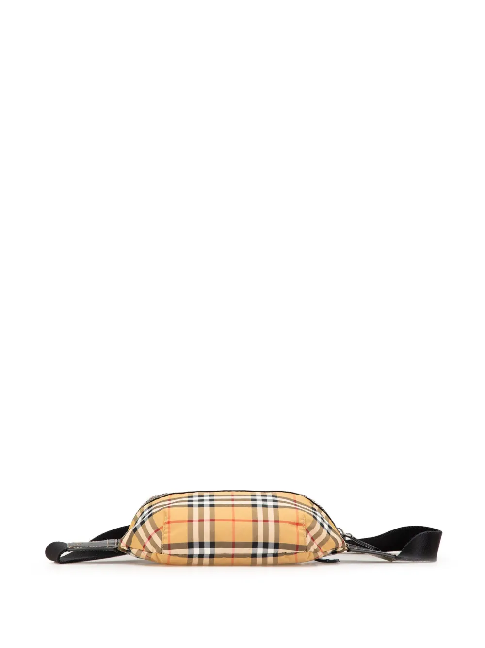 Pre-owned Burberry 2000-2024 House Check Nylon Sonny Belt Bag In Brown