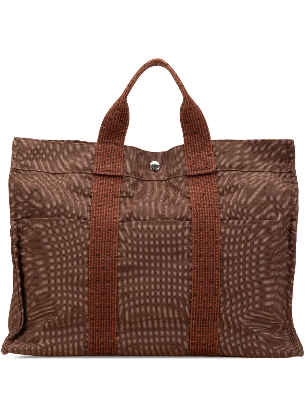 Hermès Pre-Owned 1990-2010 Canvas Herline MM tote bag | Brown | Image 1