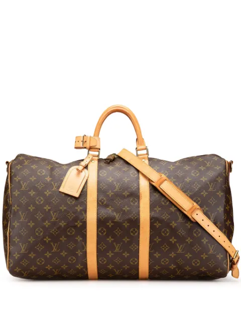 Louis Vuitton Pre-Owned 2001 Monogram Keepall Bandouliere 55 travel bag