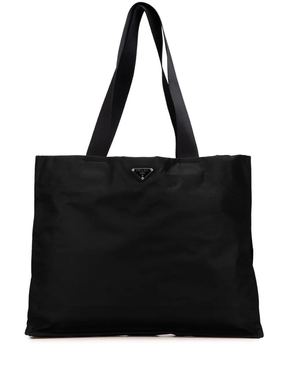 Prada Pre-Owned 2000-2013 Tessuto tote bag - ブラック Prada Pre-Owned 2000-2013 Tessuto tote bag - ブラック