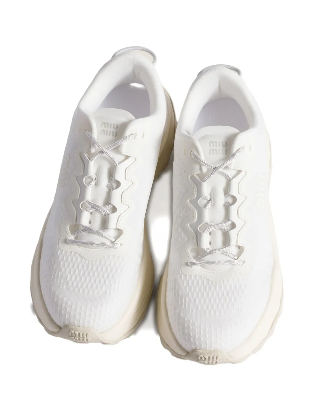 Miu chunky-sole sneakers White