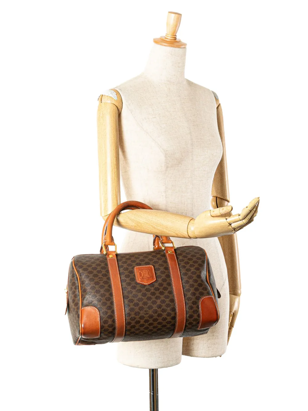 Céline Pre-Owned 1998 Macadam Coated Canvas boston bag | Pre-owned | Image 2