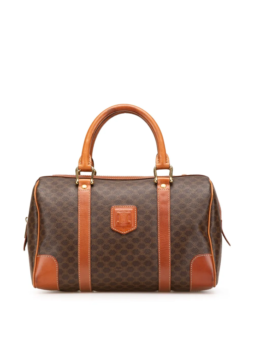 Céline Pre-Owned 1998 Macadam Coated Canvas boston bag | marron | Image 1