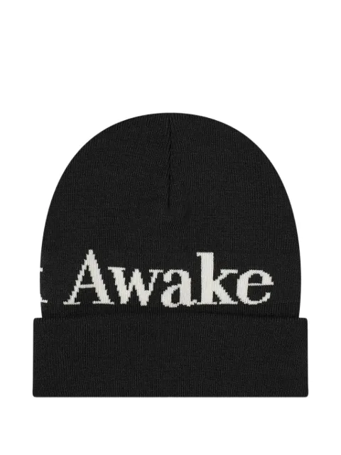 Awake NY folded-brim beanie hat 