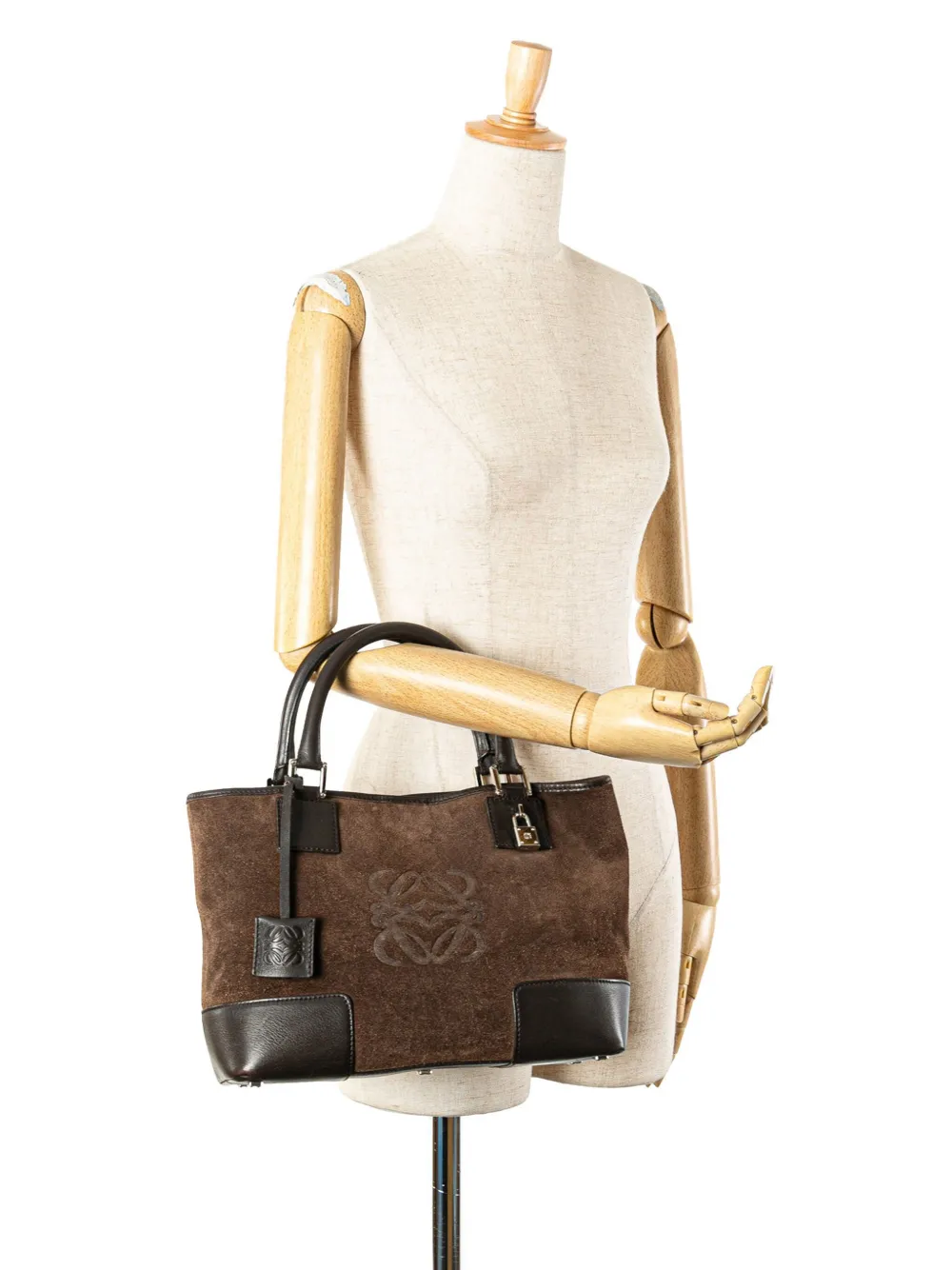 Loewe Pre-Owned 2005 Suede Fusta 28 tote bag | Pre-Owned | Image 2