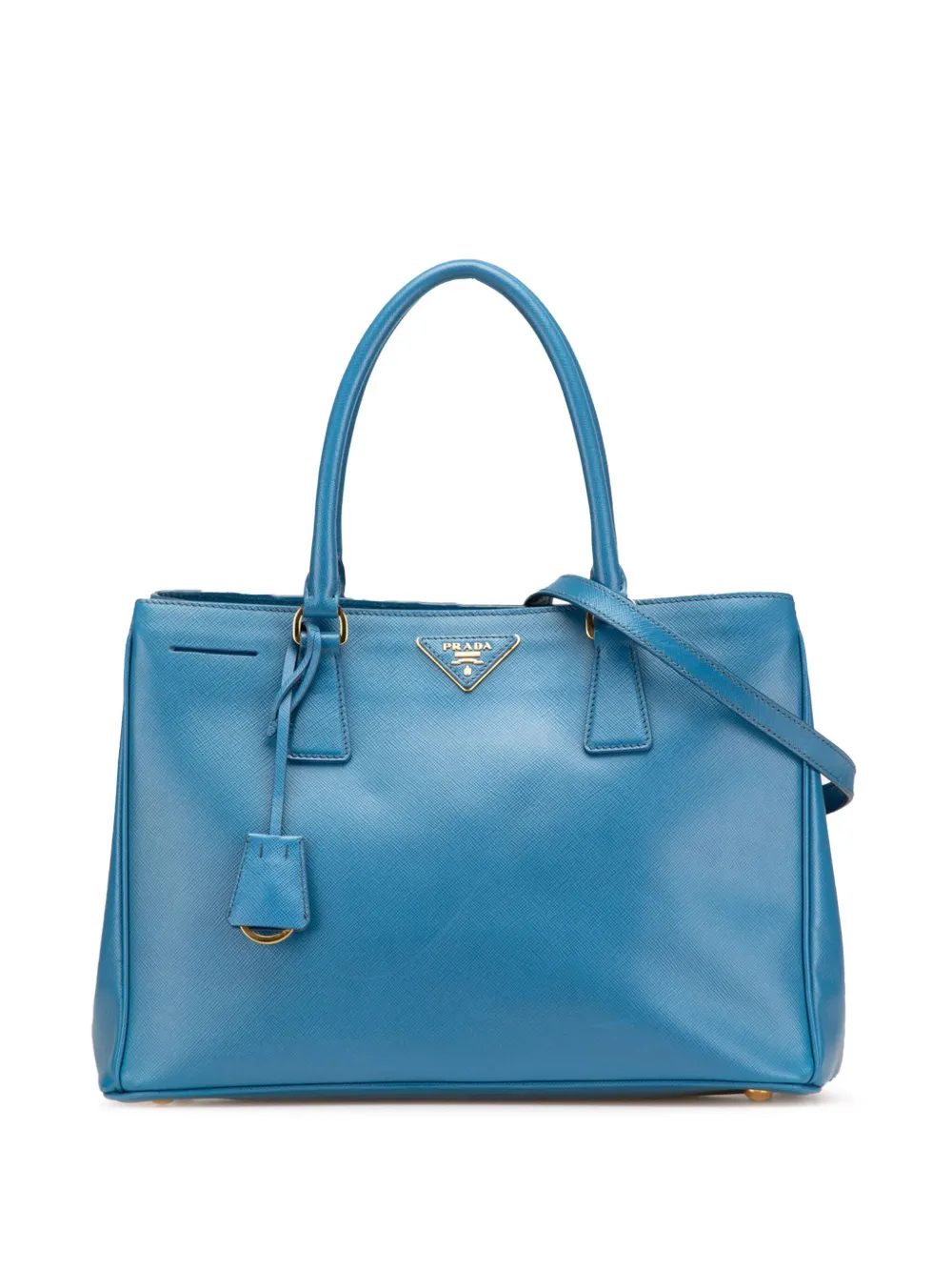 Prada Pre-Owned 2010-2024 Medium Saffiano Galleria satchel | Blue | Image 1