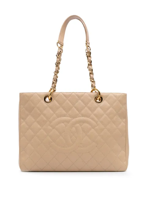 CHANEL Pre-Owned 2010-2011 Caviar Grand Shopping tote bag