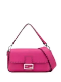 Fendi Pre-Owned 2010-2025 Leather Selleria Baguette satchel - Pink