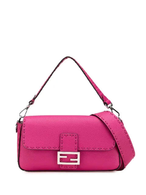 Fendi Pre-Owned 2010-2025 Leather Selleria Baguette satchel