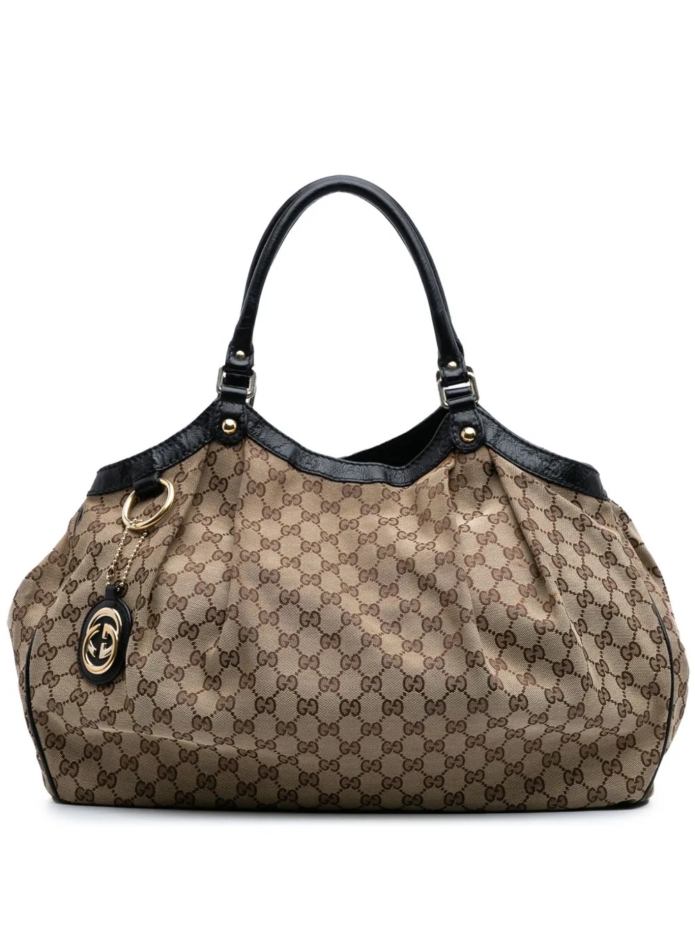 Gucci Pre-Owned 2016-2024 Large GG Canvas Sukey tote bag | Brown | Image 1