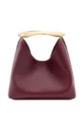 Elleme Boomerang curved-handle leather bag - Red