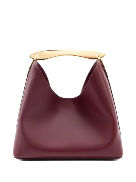 Elleme Boomerang curved-handle leather bag