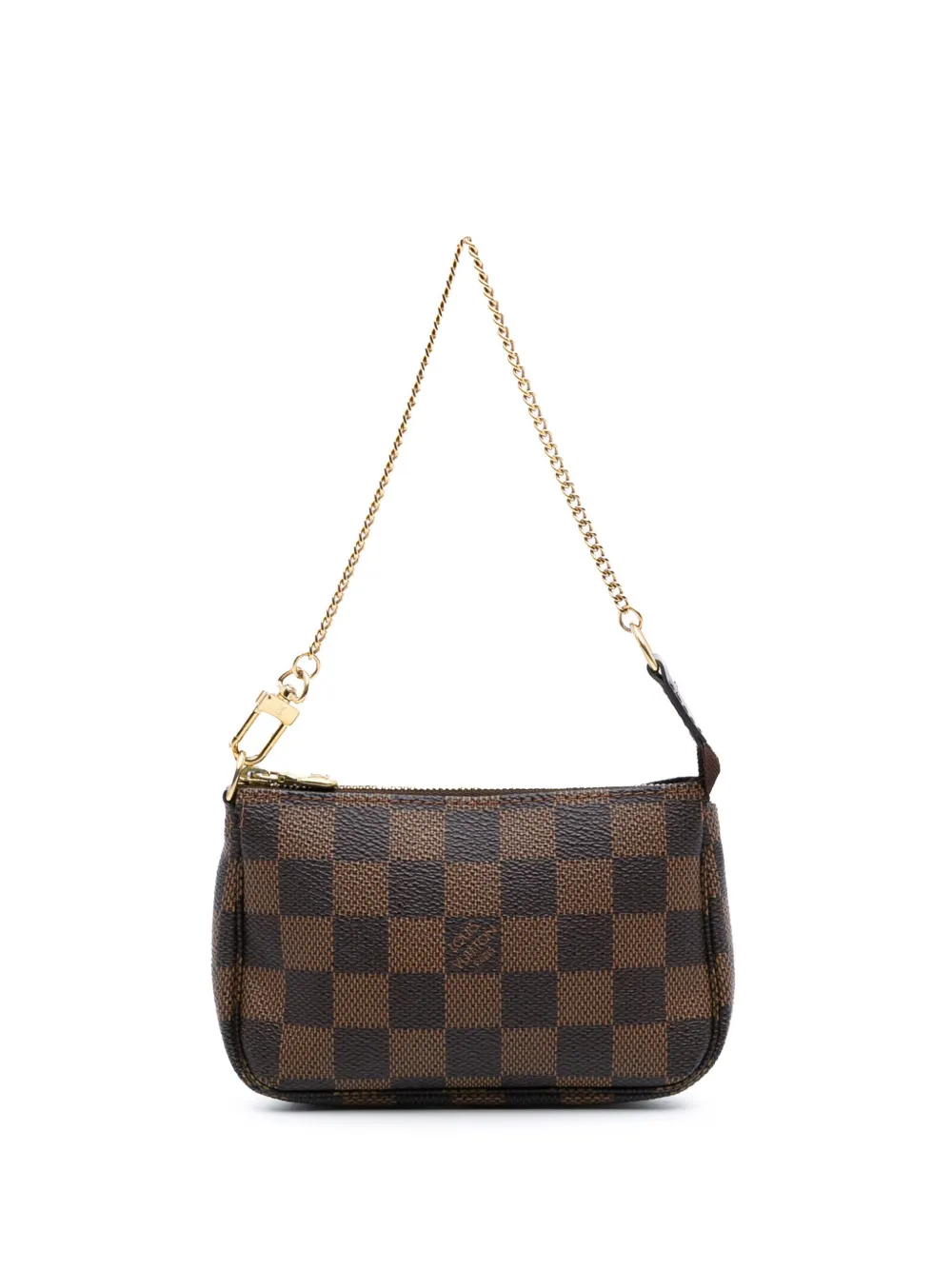 Louis Vuitton Pre-Owned 2006 Damier Ebene Mini Pochette Accessoires Louis Vuitton Pre-Owned 2006 Damier Ebene Mini Pochette Accessoires