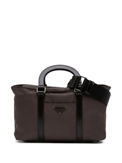 Prada Pre-Owned bolsa satchel Tessuto 2013-2024