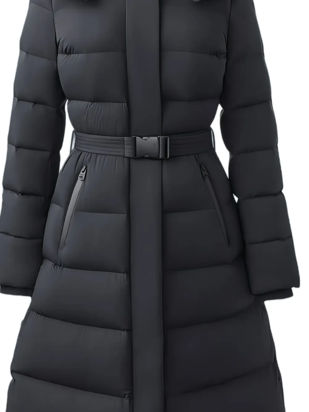 Mackage Calina-City hooded belted puffer coat | Trench Coats & Raincoats | Image 2