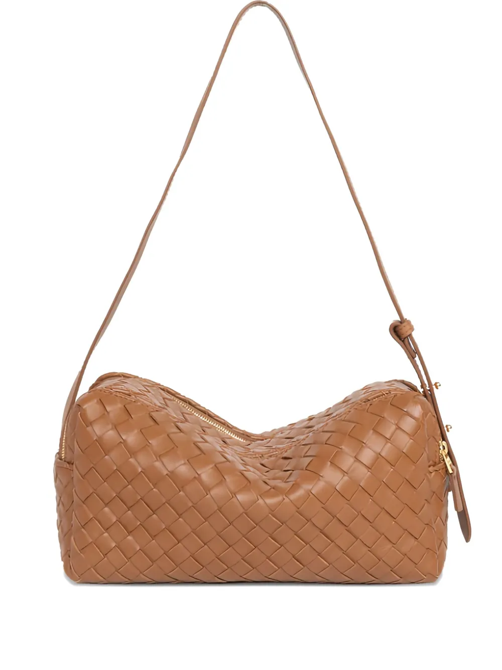 Elleme small Trousse woven-leather shoulder bag | Brown | Image 1