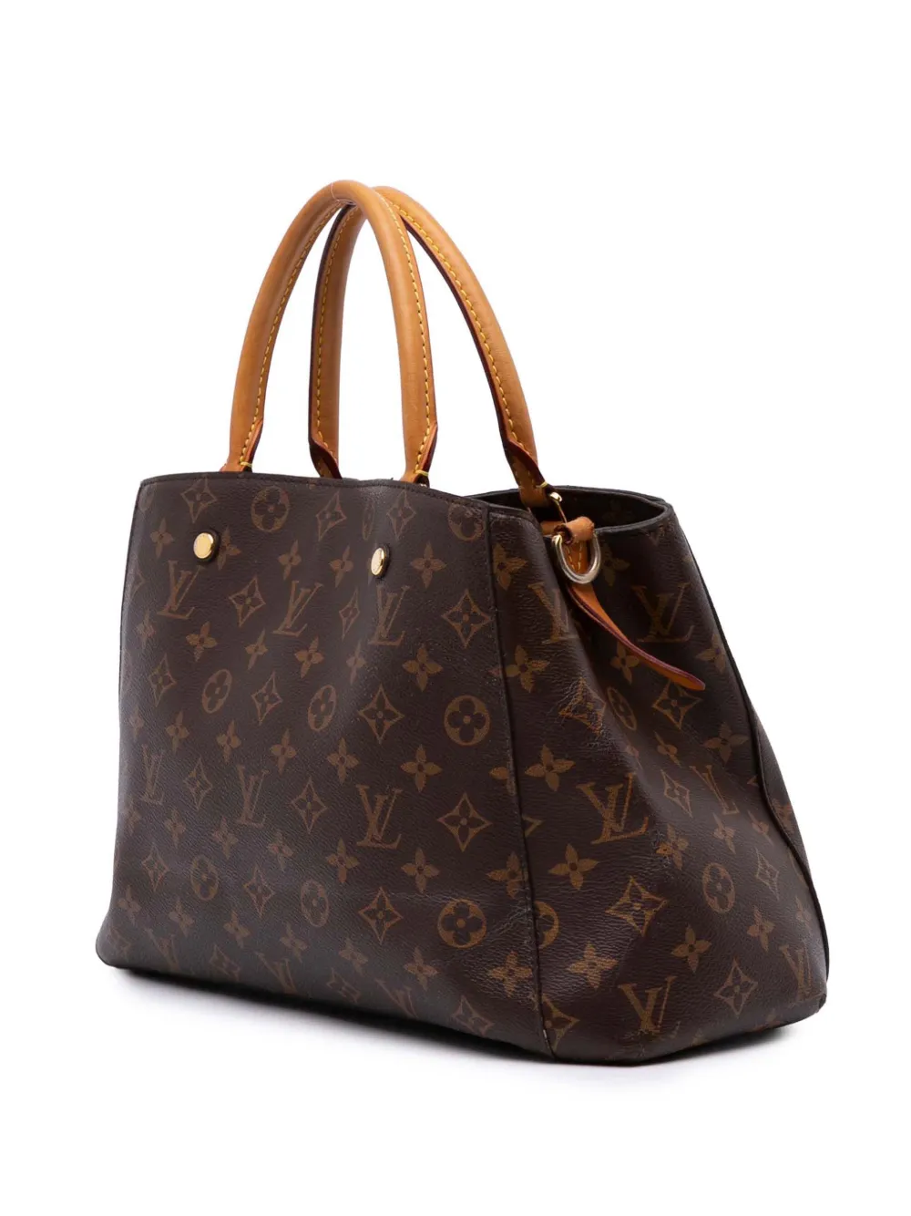 Pre-owned Louis Vuitton 2015 Monogram Montaigne Mm Satchel