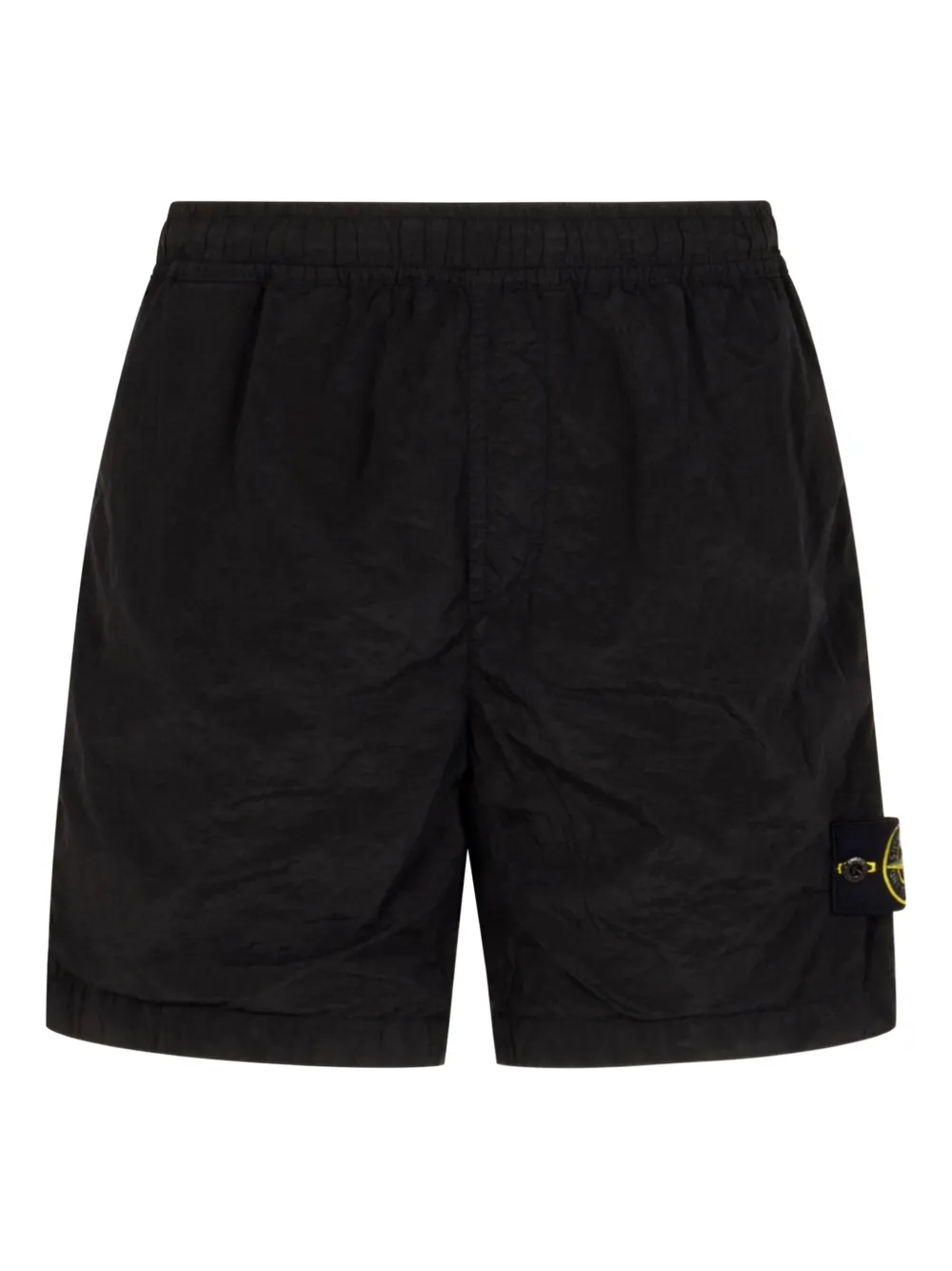 Stone Island patch-detail track shorts | Black | Image 1