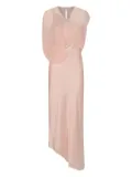 Christopher Esber draped silk dress - Pink