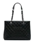 CHANEL Pre-Owned 2013-2014 Caviar Grand Shopping tote bag - Black