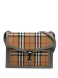 Burberry Pre-Owned 2000-2017 Small House Check Canvas Macken crossbody bag - Brown