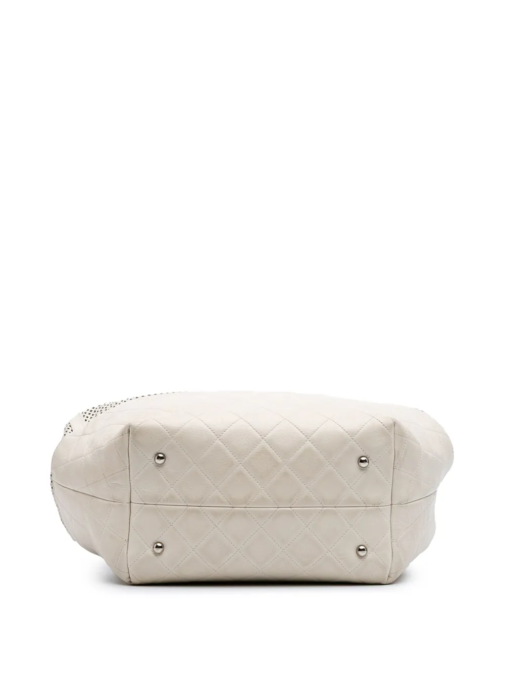 Pre-owned Chanel 2012-2013 Perforated Calfskin Up In The Air North South Tote Bag