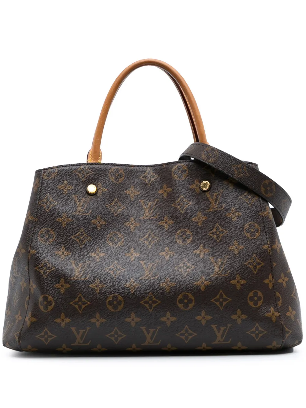 Louis Vuitton Pre-Owned 2021-2025 Monogram Montaigne MM satchel | Brown | Image 1
