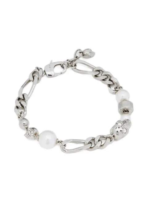Alexander McQueen bracelet en chaîne à motif tête de mort