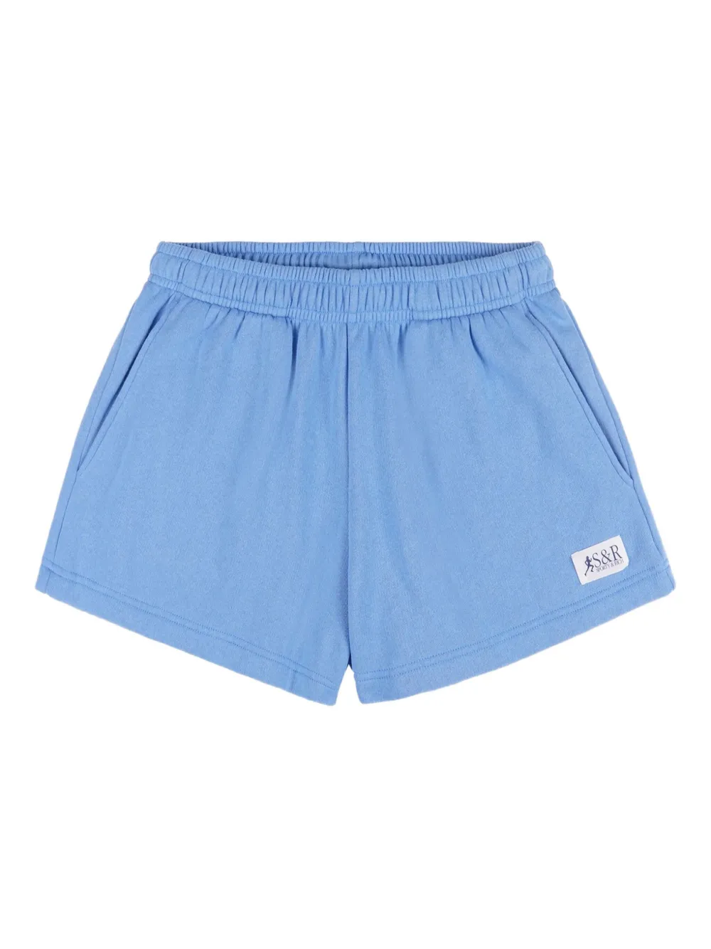Sporty & Rich Shorts met elastische taille Blauw