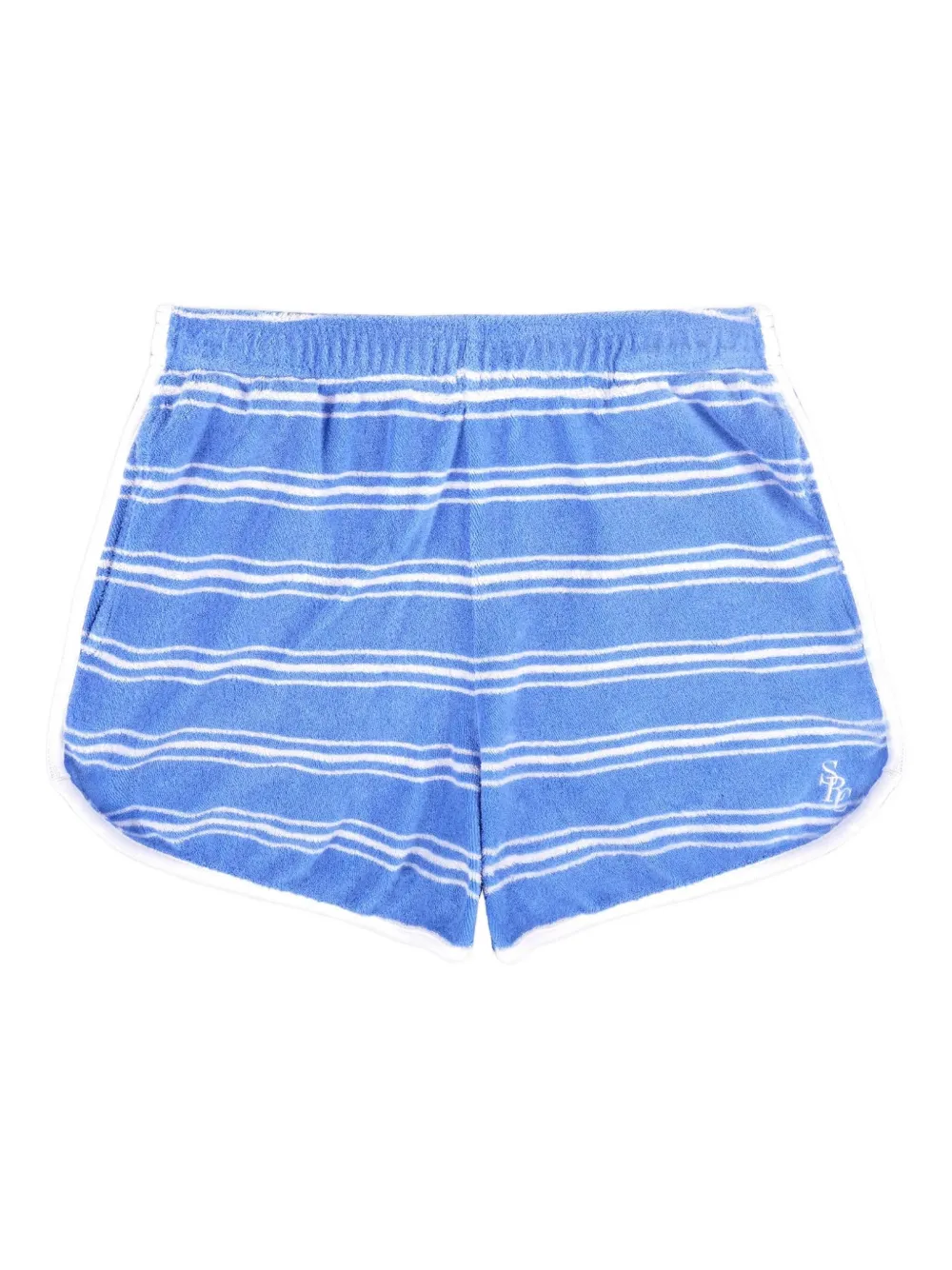 Sporty & Rich Gestreepte shorts Blauw