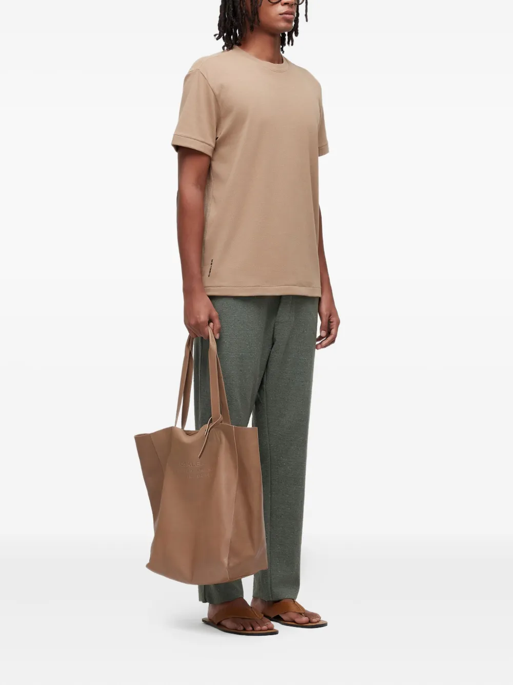 Osklen Katoenen T-shirt - Bruin