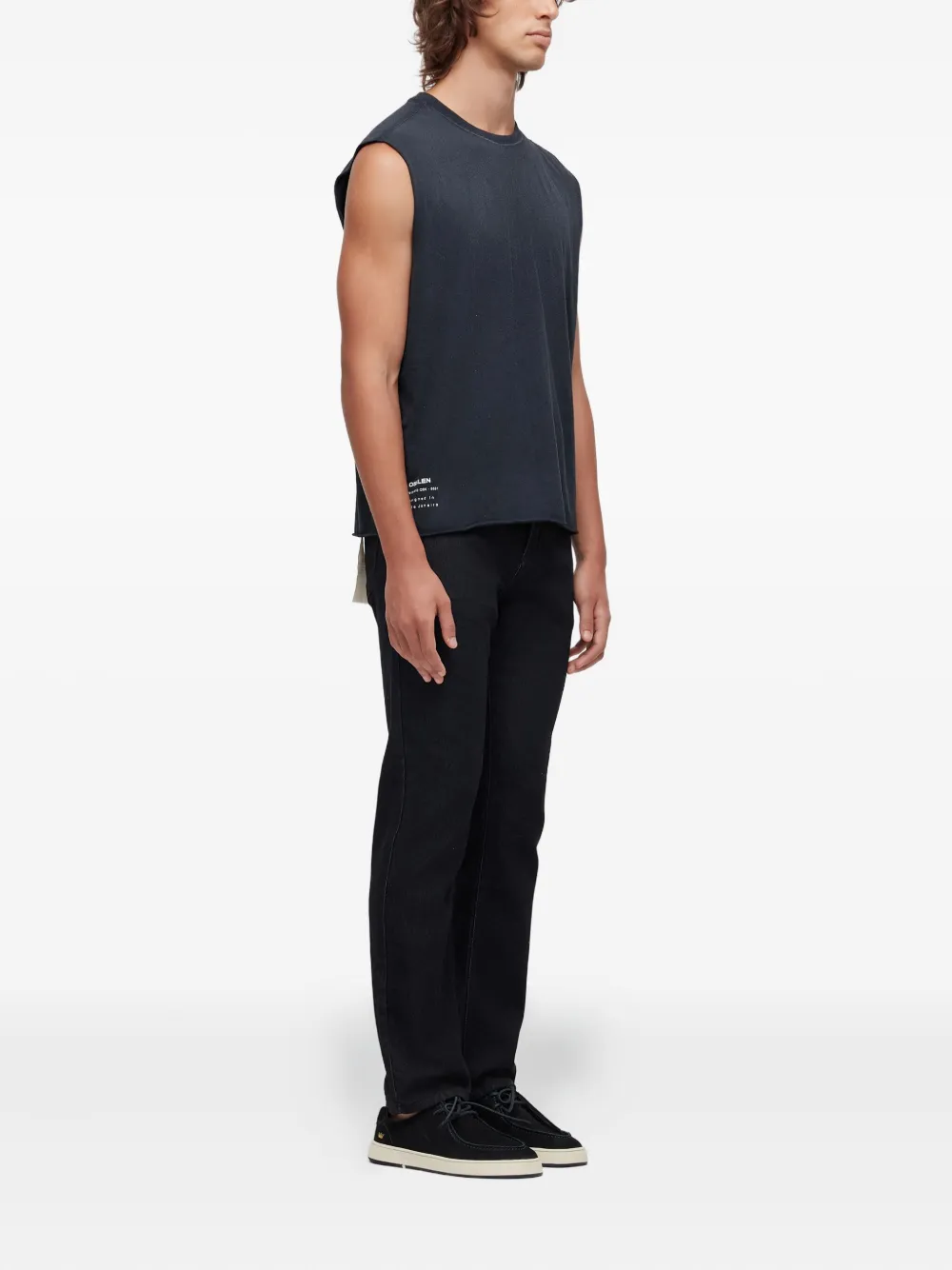 Osklen Tanktop met logo - Zwart
