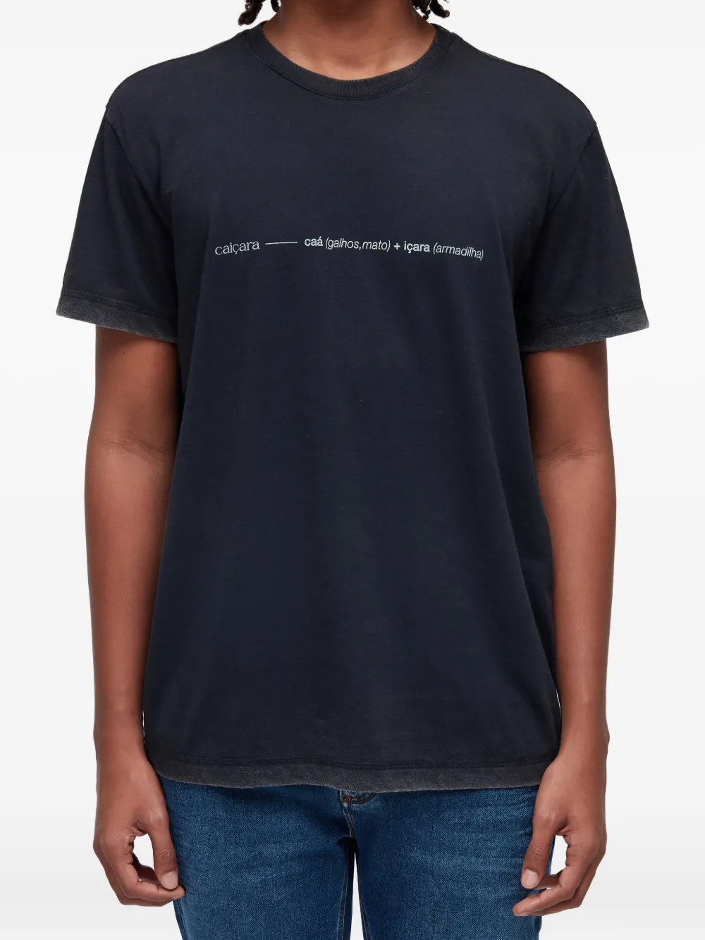 Osklen Katoenen T-shirt Zwart