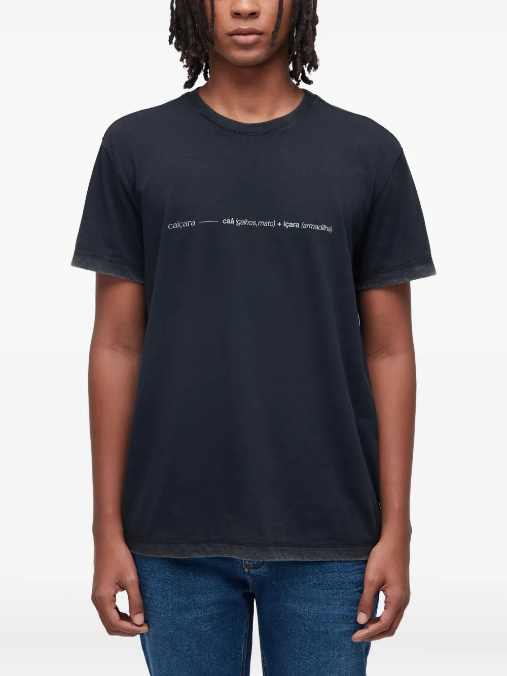 Osklen Camiseta de algodão | Preto | Image 1