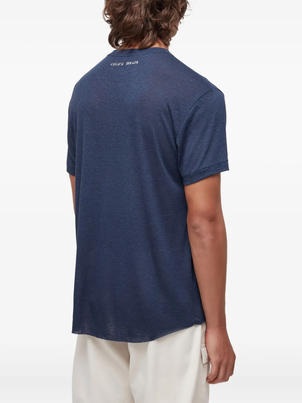 Osklen Casa da Ancora T-shirt Blauw