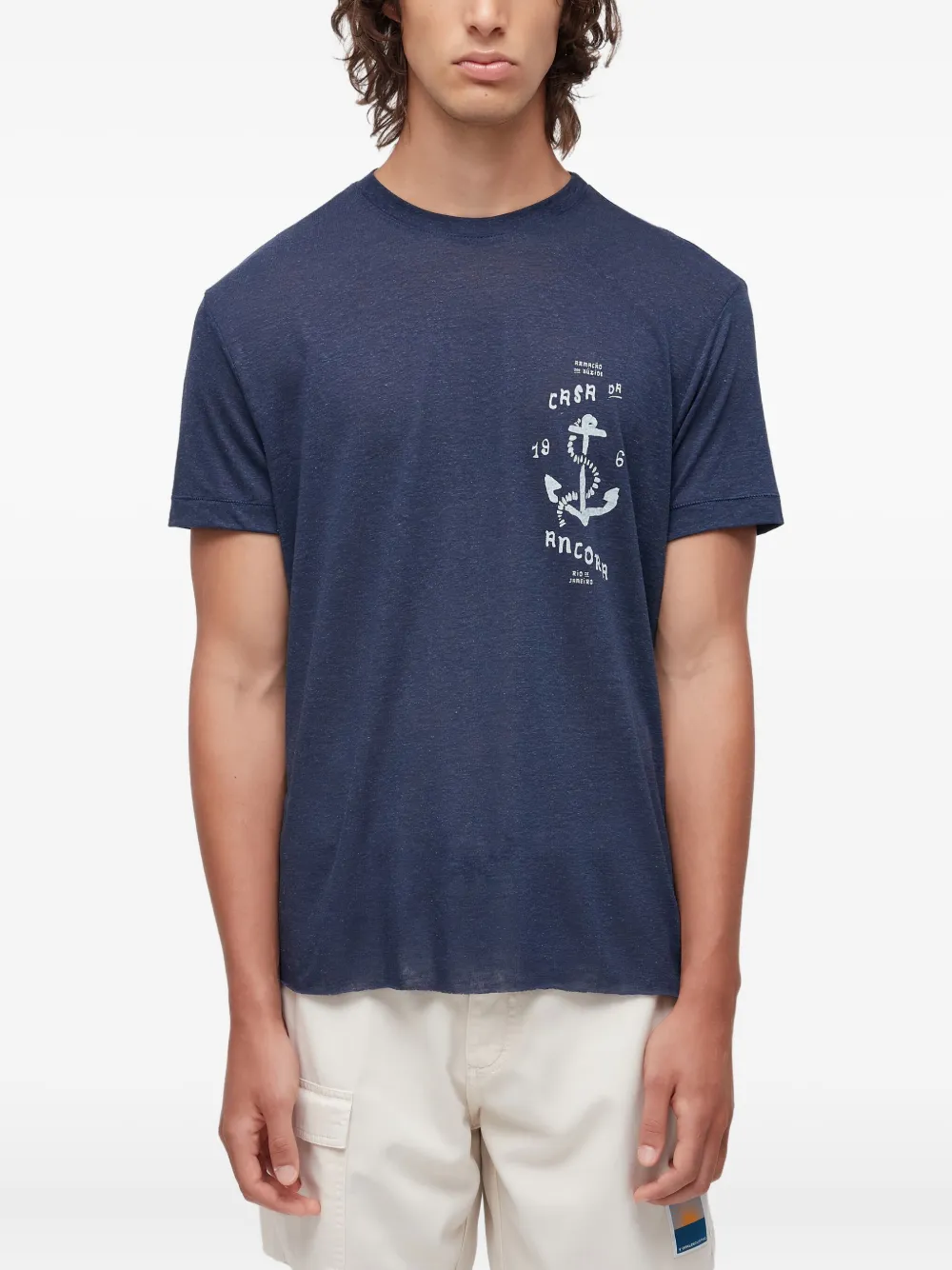 Osklen playera Casa da Ancora | azul | Image 1