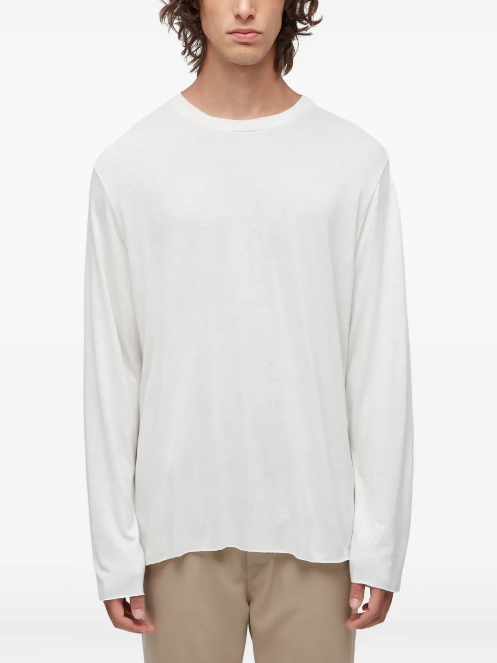 Osklen Klassisches Langarmshirt | Weiß | Image 1
