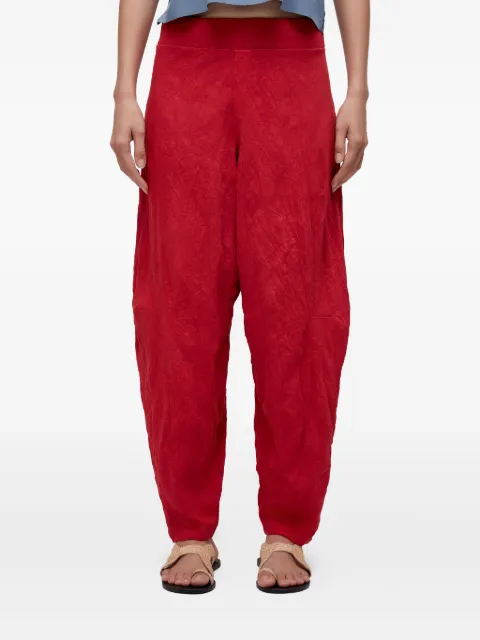 Osklen balloon wrinkle-effect trousers