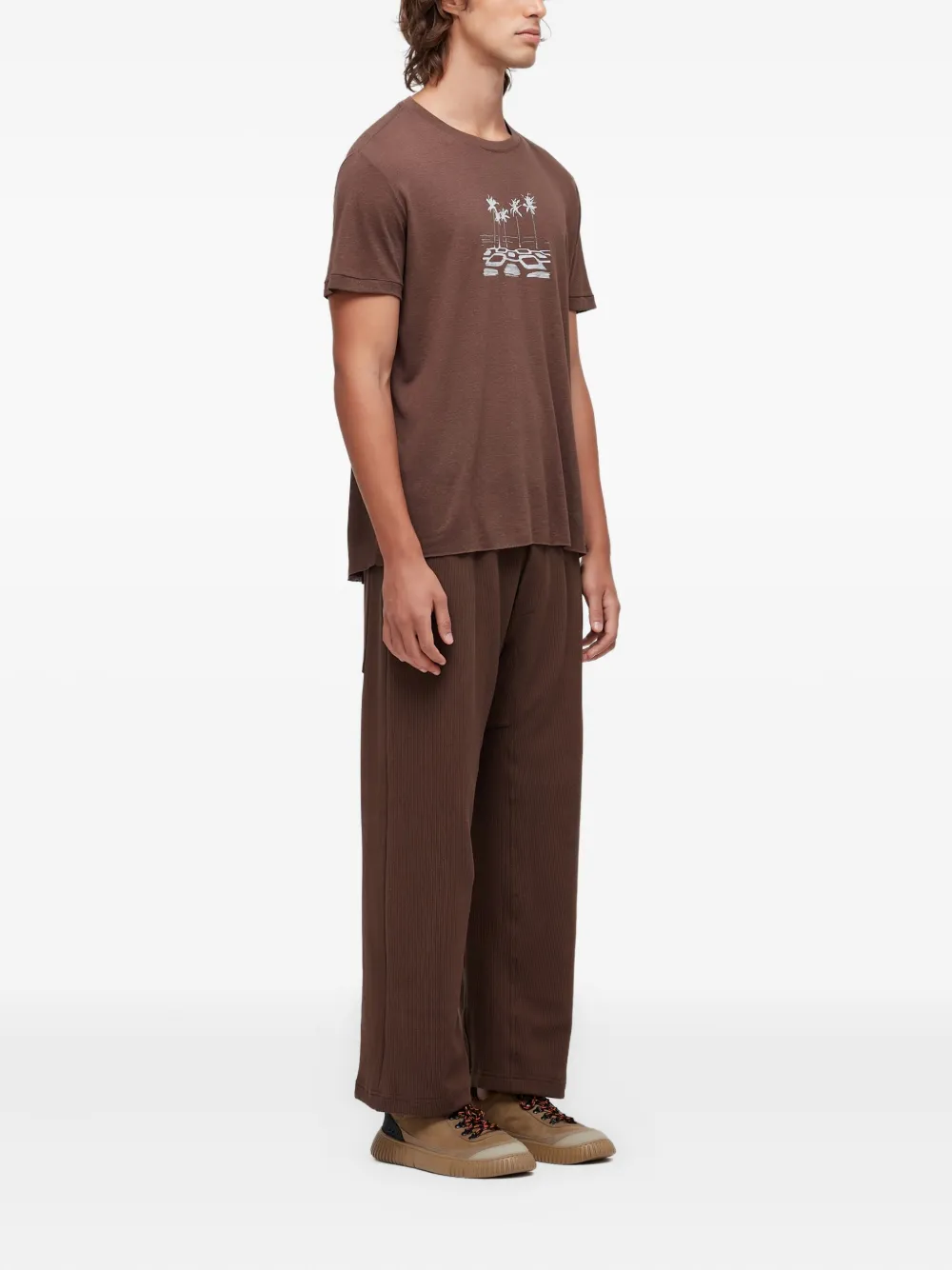 Osklen ribbed drawstring trousers | Regular & Straight-Leg Trousers | Image 2