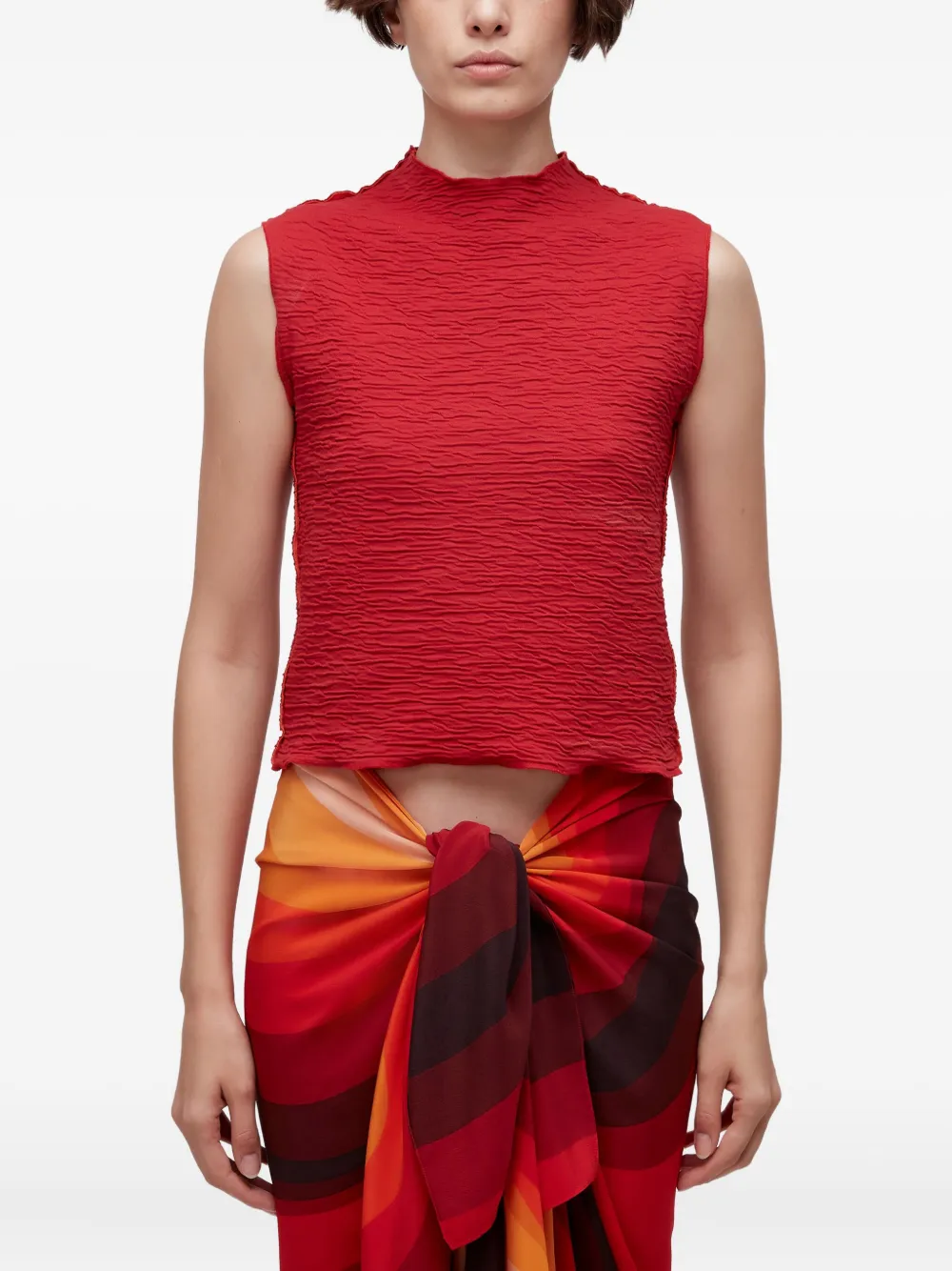 Osklen double-face raw-edge tank top | Vests & Tank Tops | Image 2