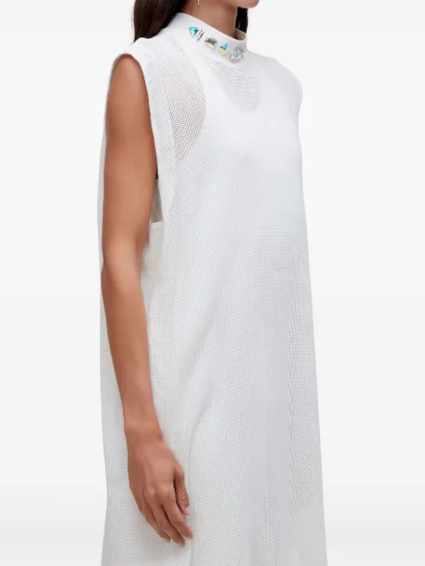 Osklen embellished sleeveless midi dress