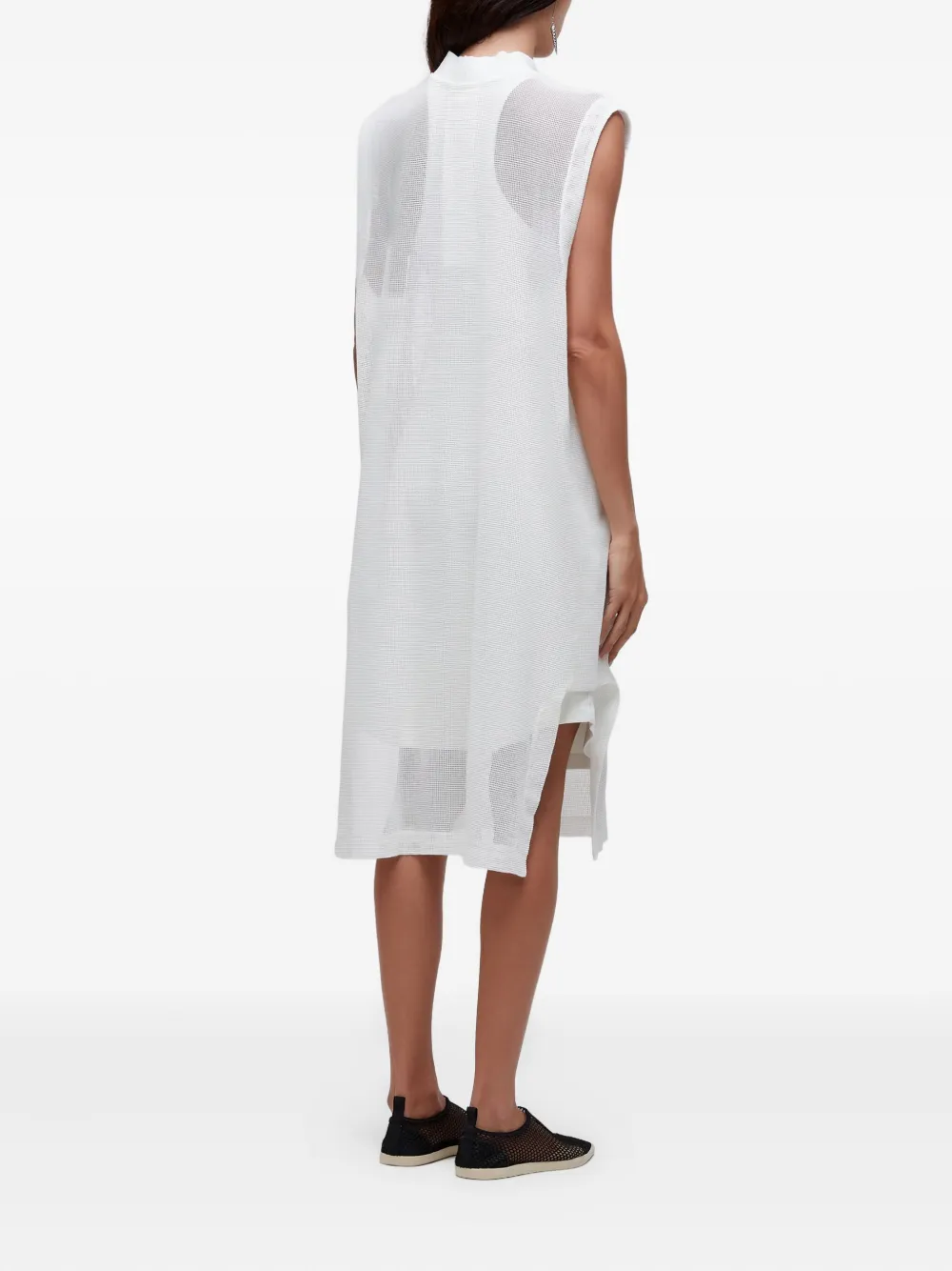 Osklen Mouwloze midi-jurk Wit