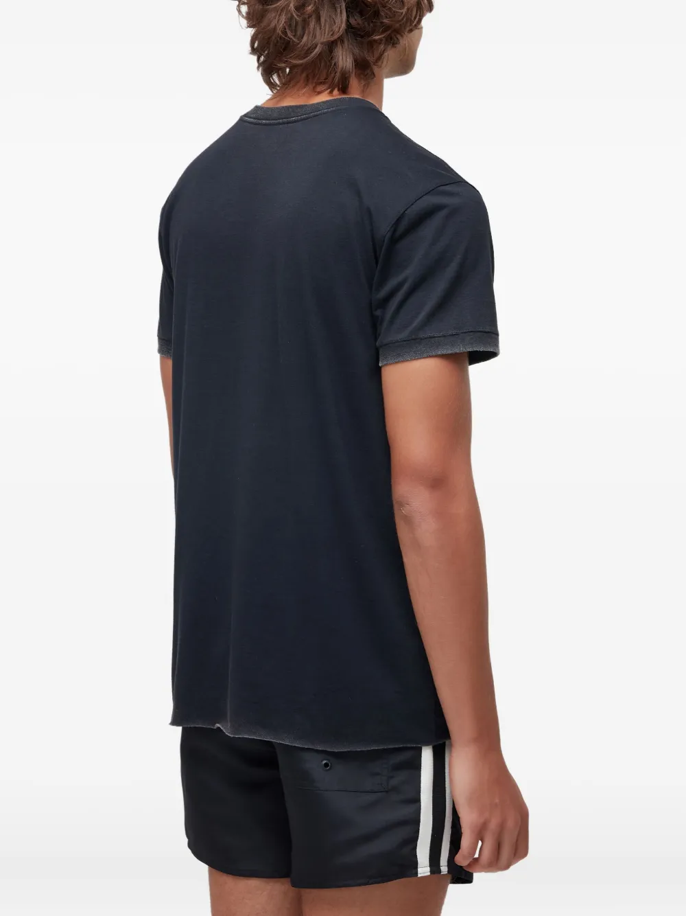 Osklen Katoenen T-shirt met ronde hals Zwart