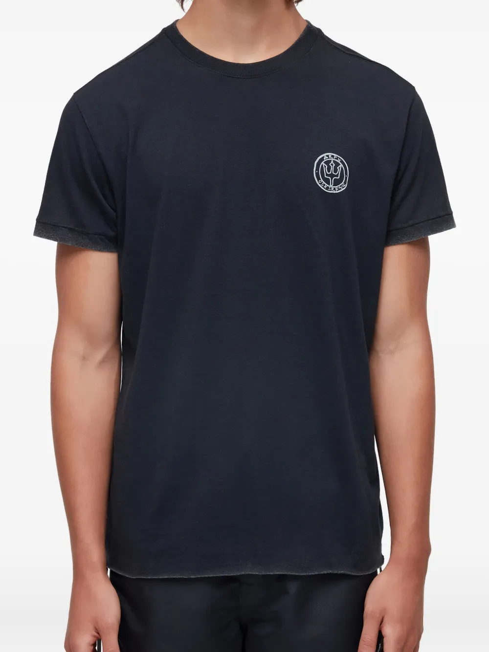 Osklen Katoenen T-shirt met ronde hals Zwart