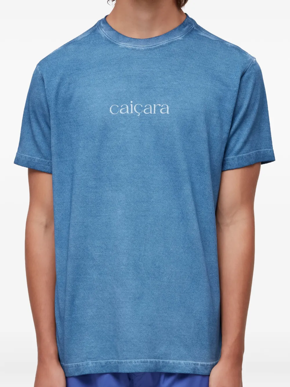 Osklen Caiçara Watercolour T-shirt In Blue