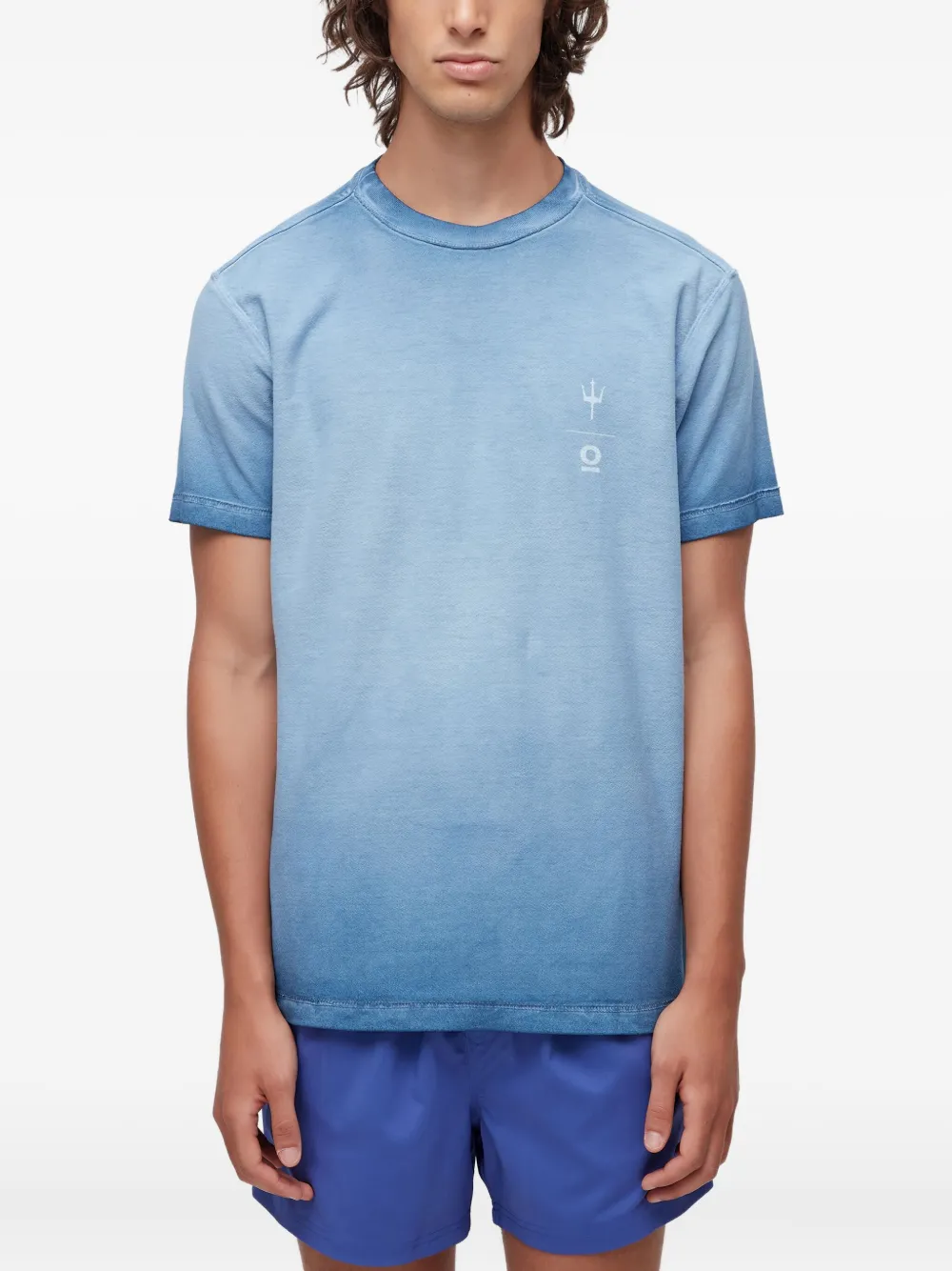 Osklen Caiçara Watercolour T-shirt In Blue