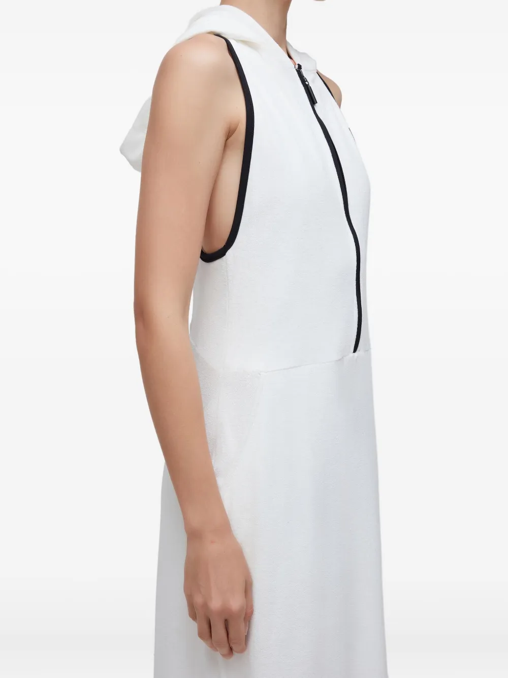 Osklen Hooded-sleeveless Jumpsuit In White