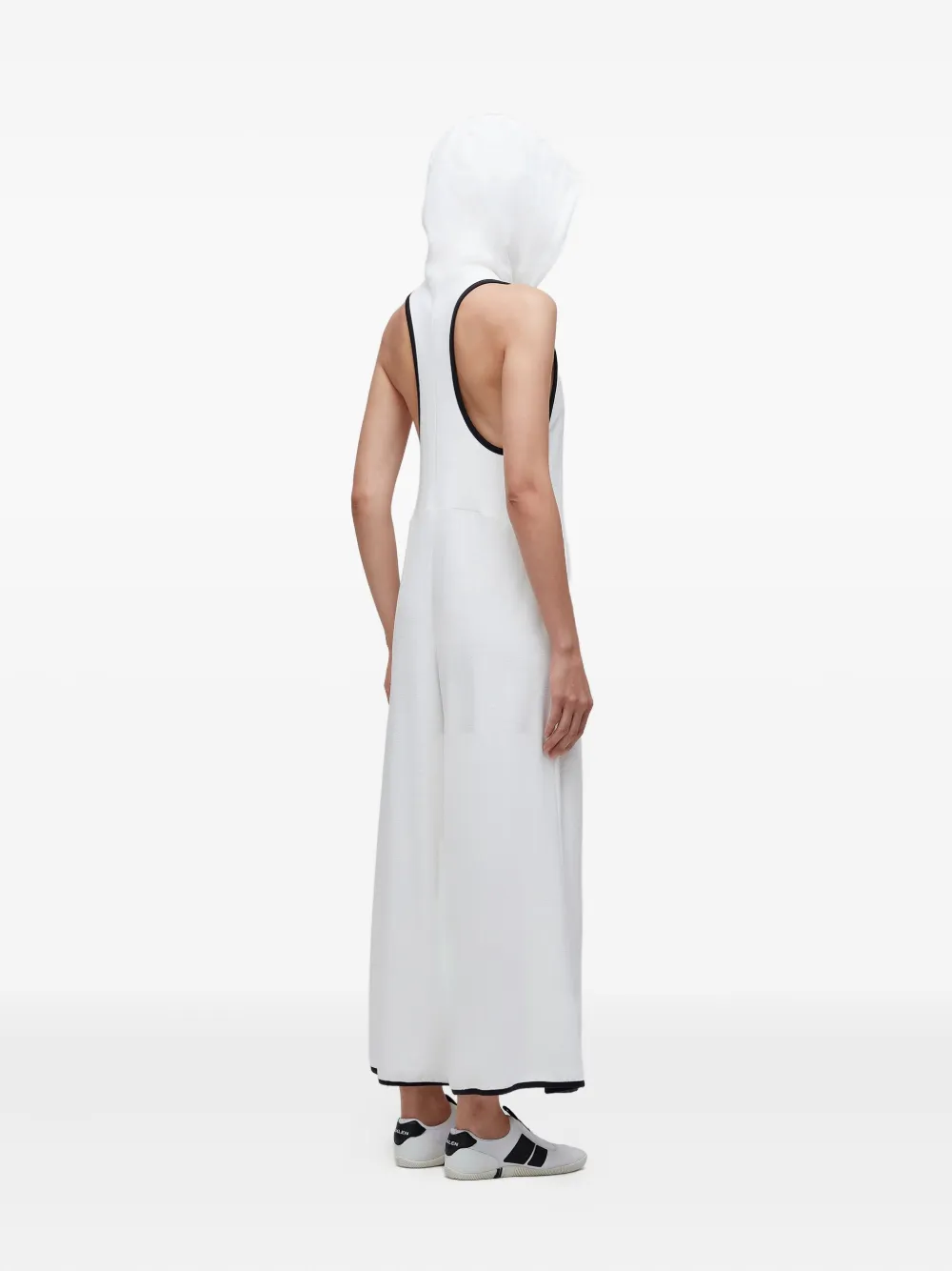 Osklen Hooded-sleeveless Jumpsuit In White