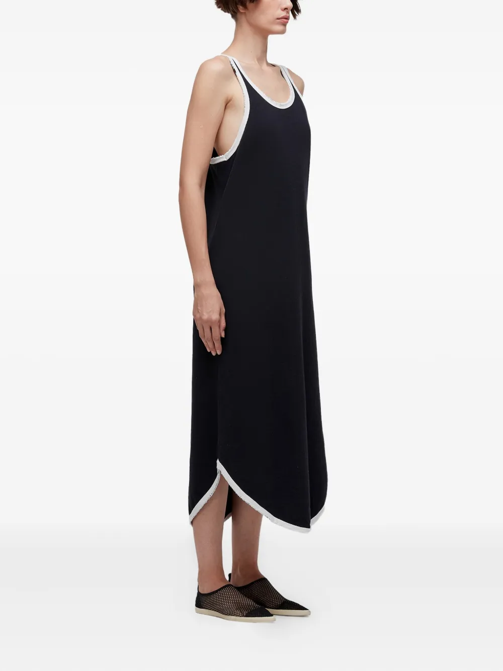 Osklen Racerback Midi Dress In Black