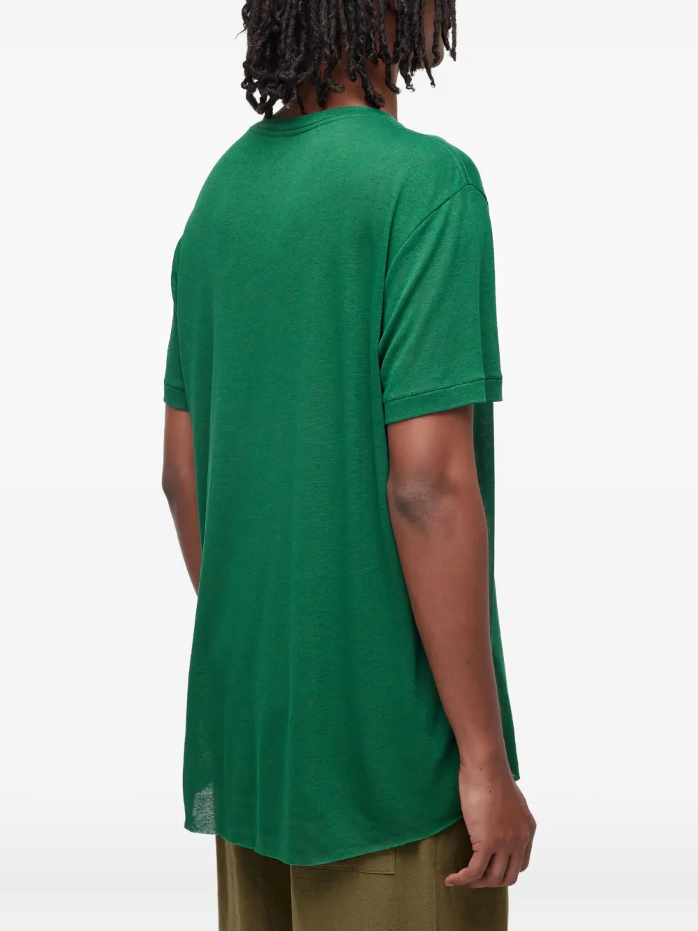 Osklen Katoenen T-shirt met grafische print Groen